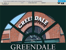 Tablet Screenshot of greendalemall.com